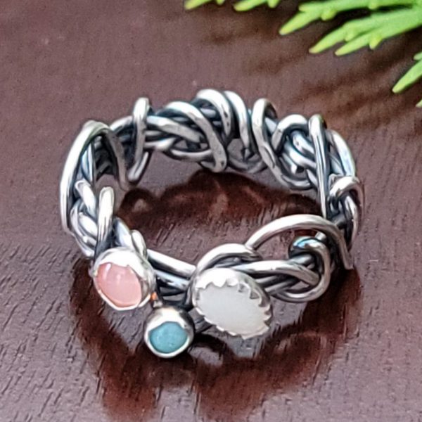 Opal Grapevine Ring Size 6