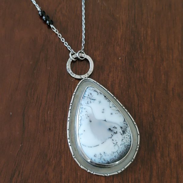 Dendritic opal necklace Michele Grady