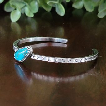 turquoise stacking cuff old stock